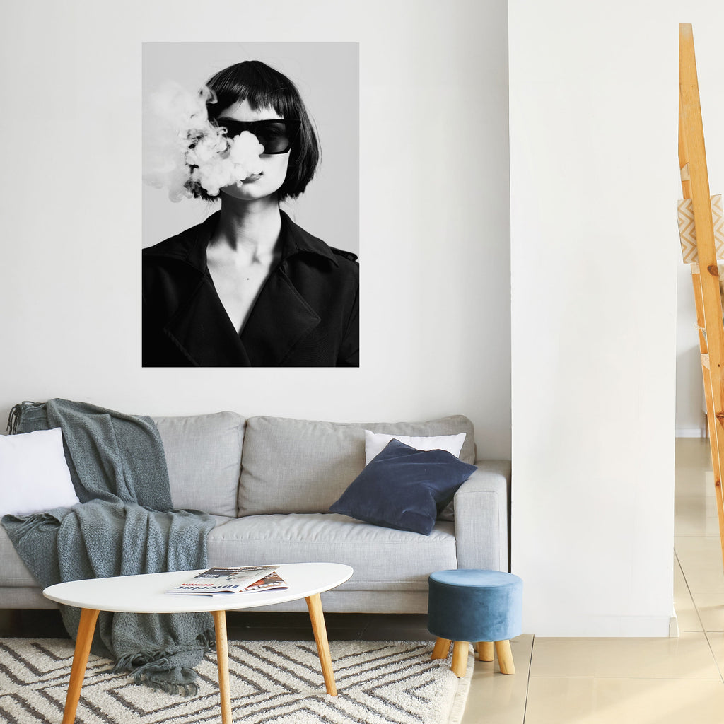 SMOKY BELLE Poster Vertical Autocolante