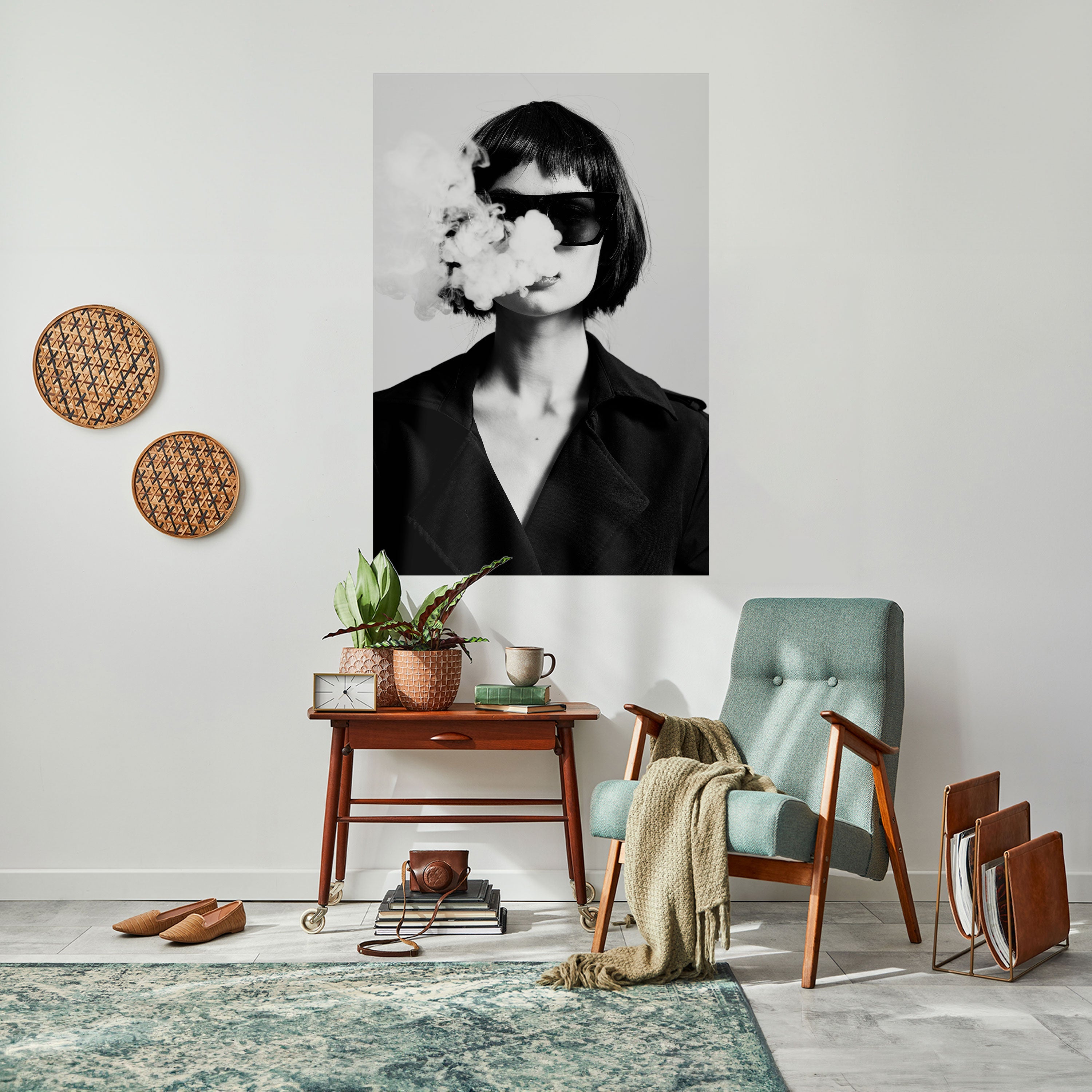 SMOKY BELLE Poster Vertical Autocolante