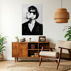 SMOKY BELLE Poster Vertical Autocolante