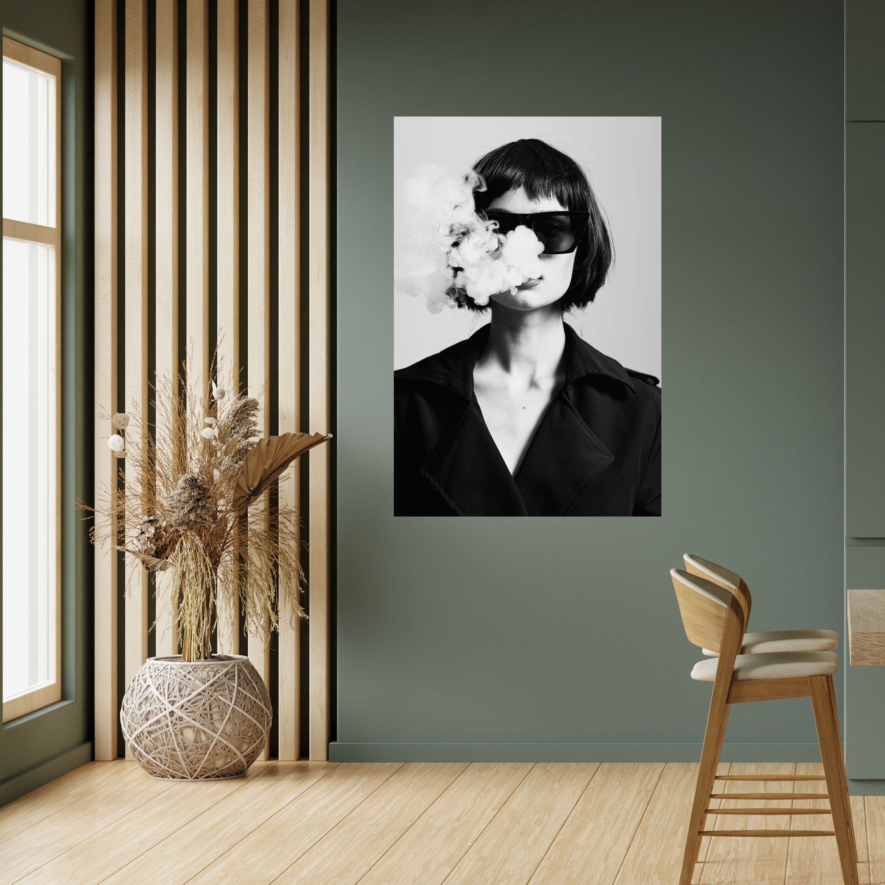 SMOKY BELLE Poster Vertical Autocolante