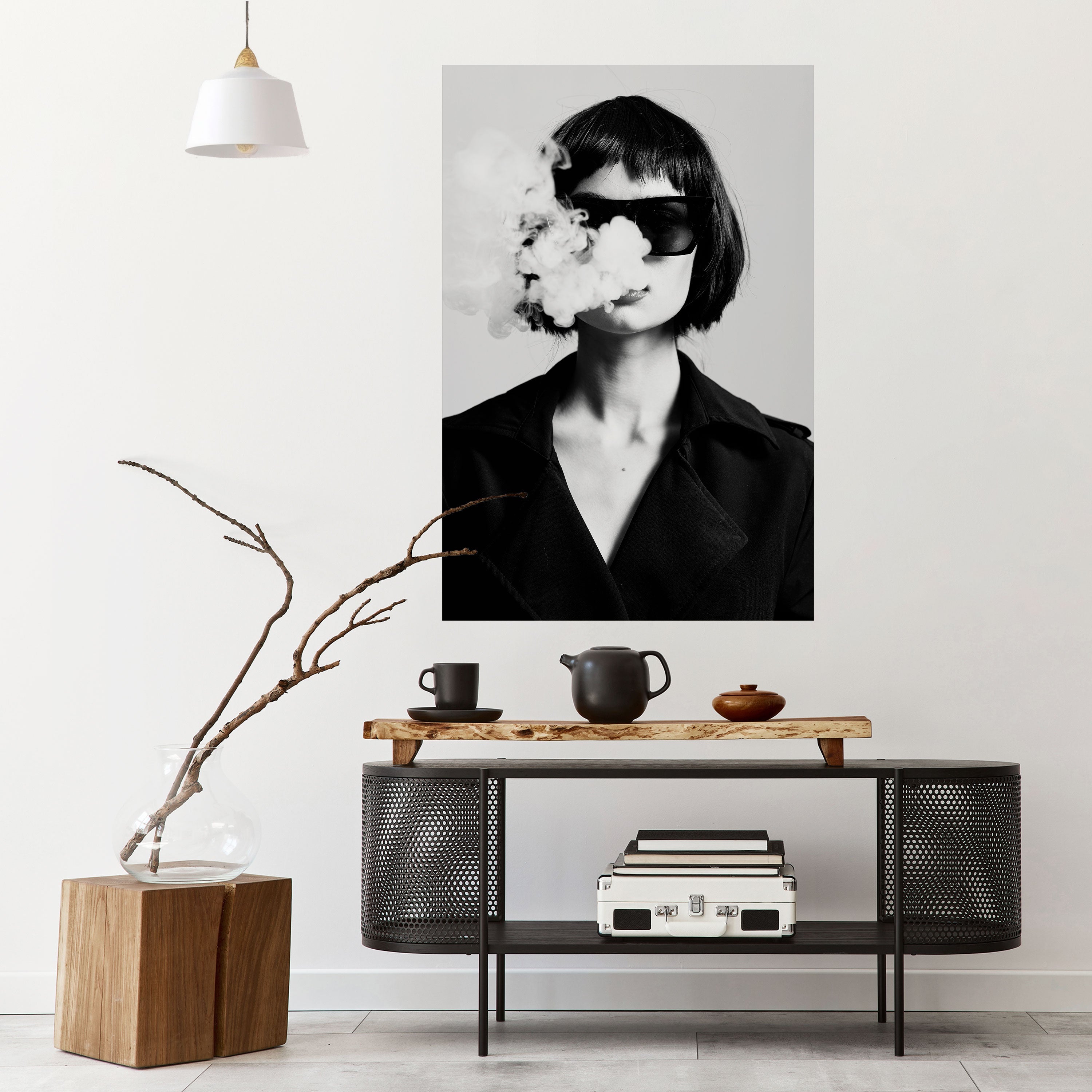 SMOKY BELLE Peel and Stick Vertical Poster