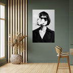 SMOKY BELLE Poster Vertical Autocolante