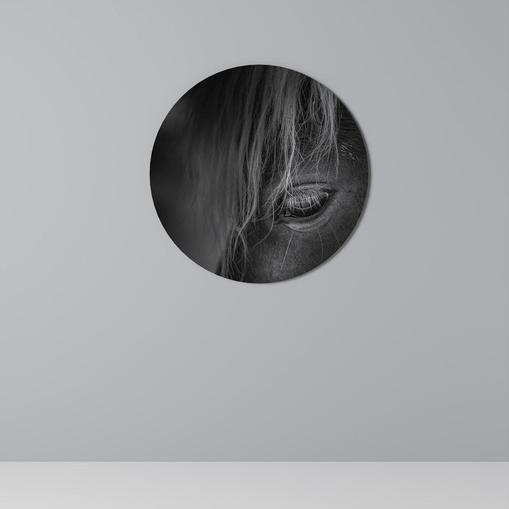 SILENT STRENGTH Quadro Redondo Decorativo