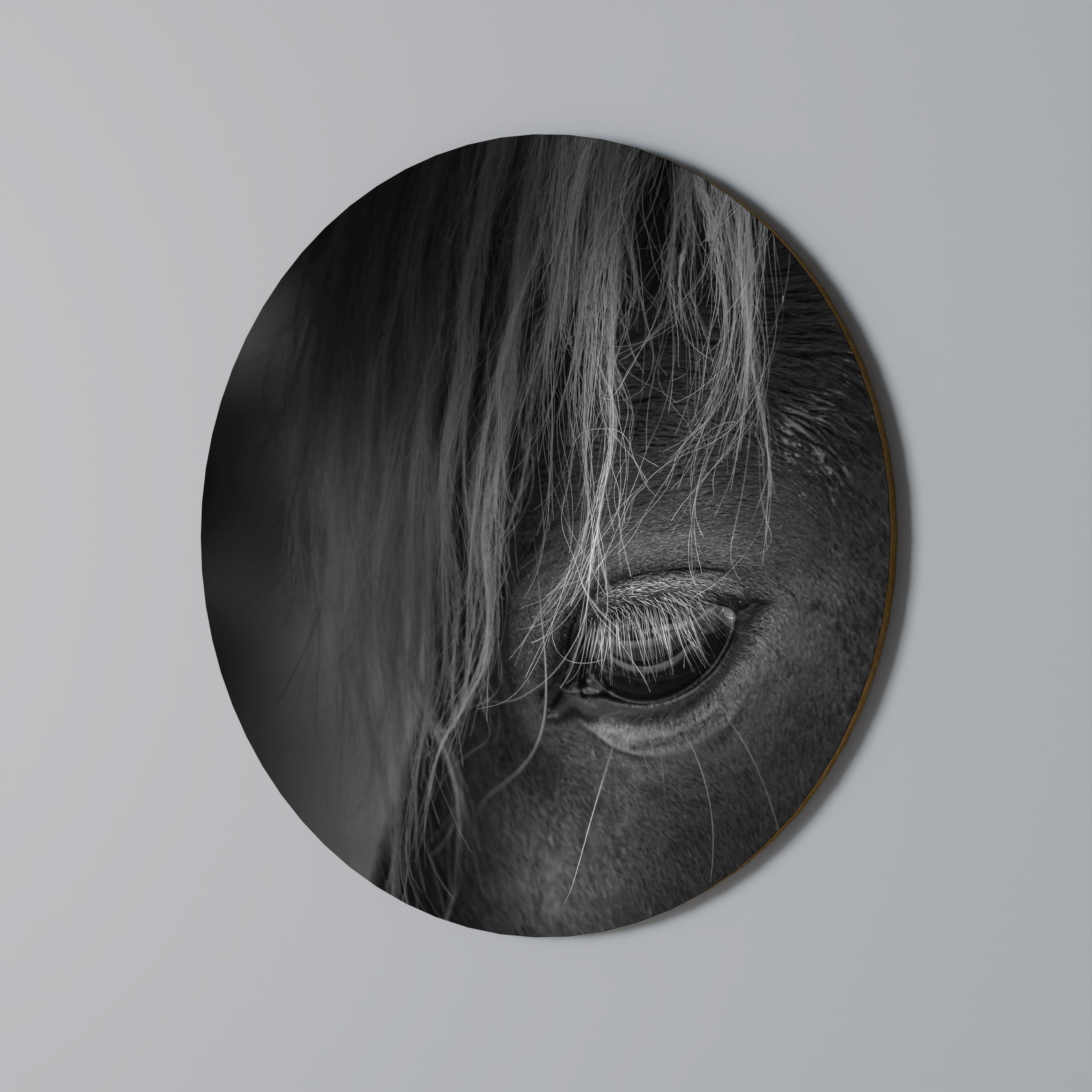 SILENT STRENGTH Quadro Redondo Decorativo