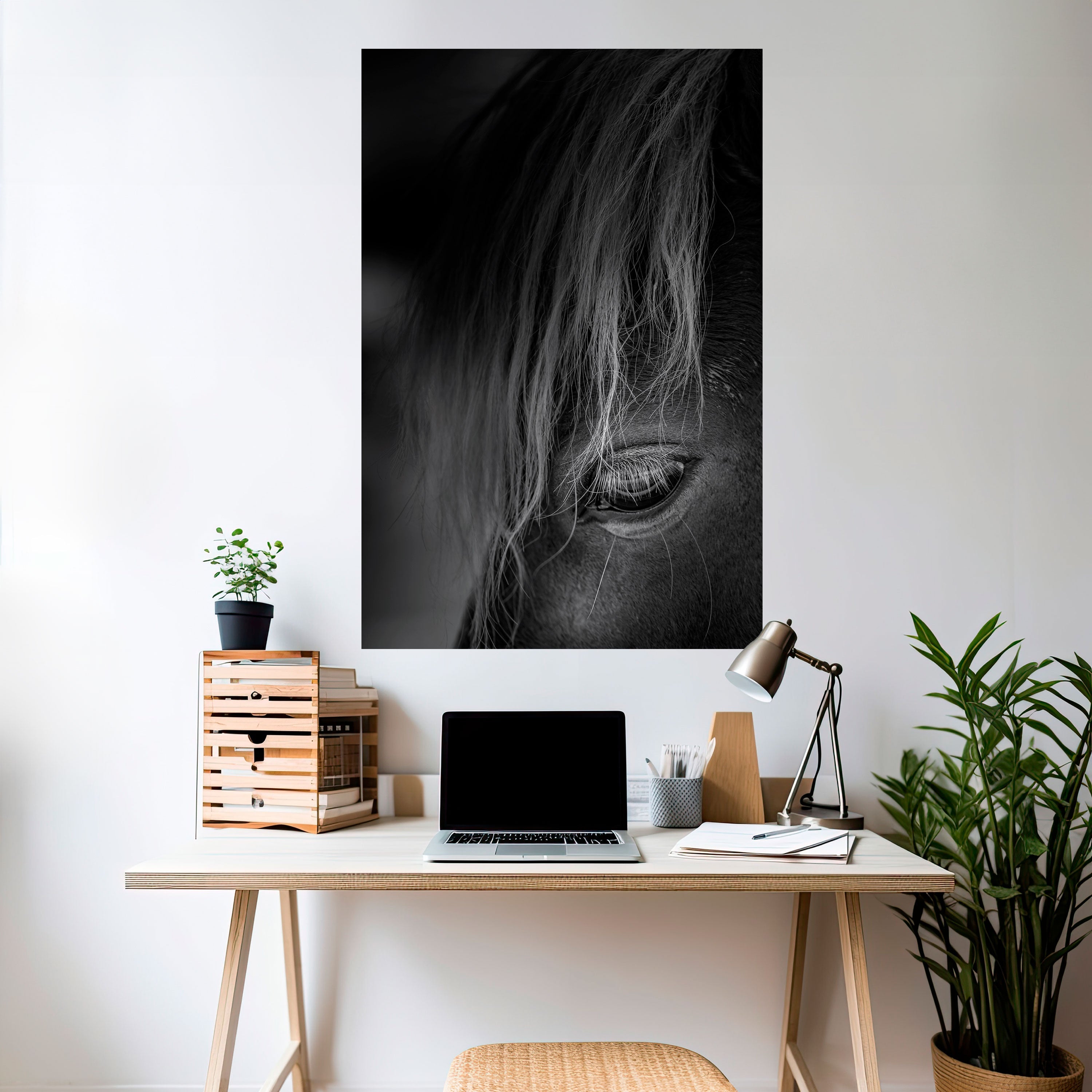 SILENT STRENGTH Peel and Stick Vertical Poster