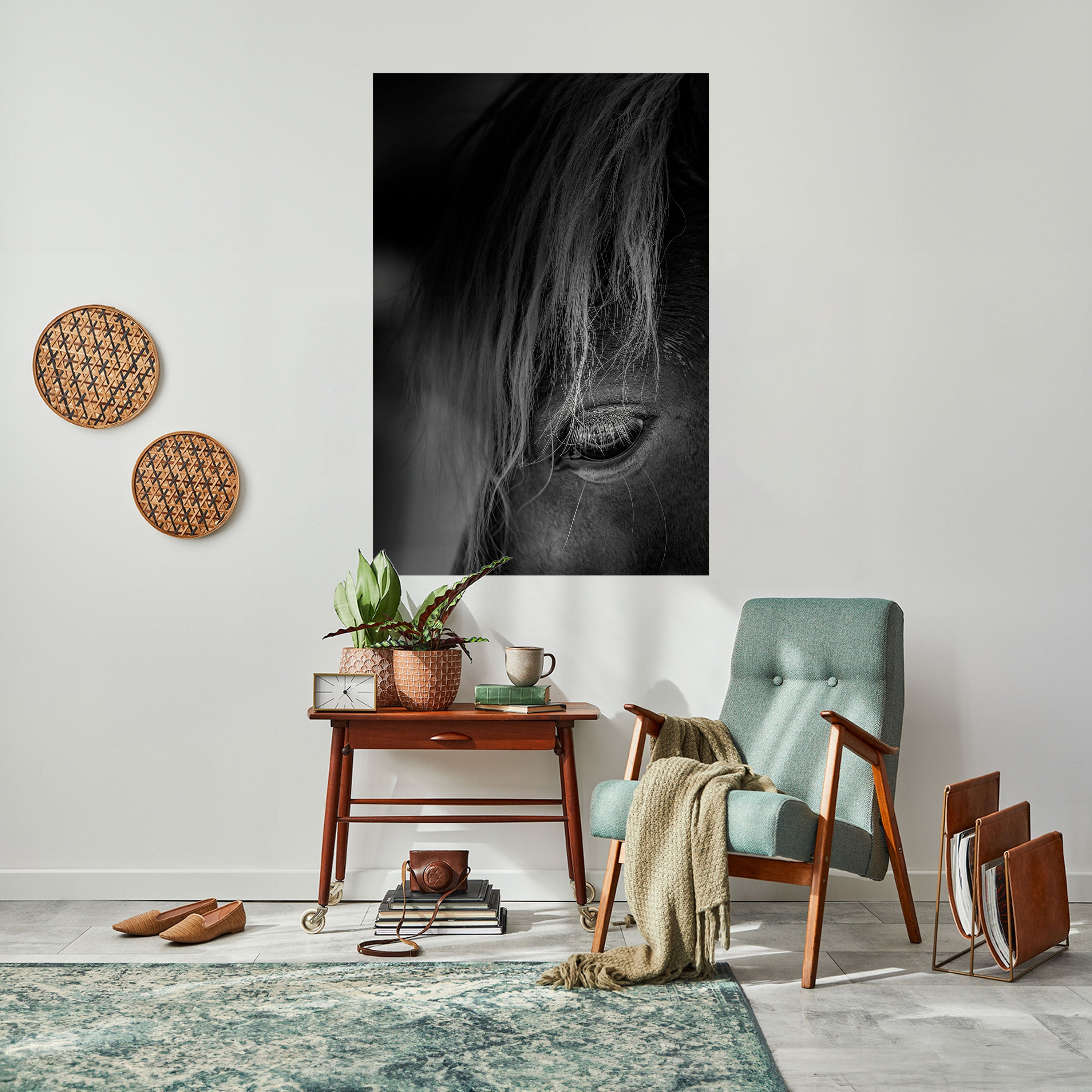 SILENT STRENGTH Peel and Stick Vertical Poster