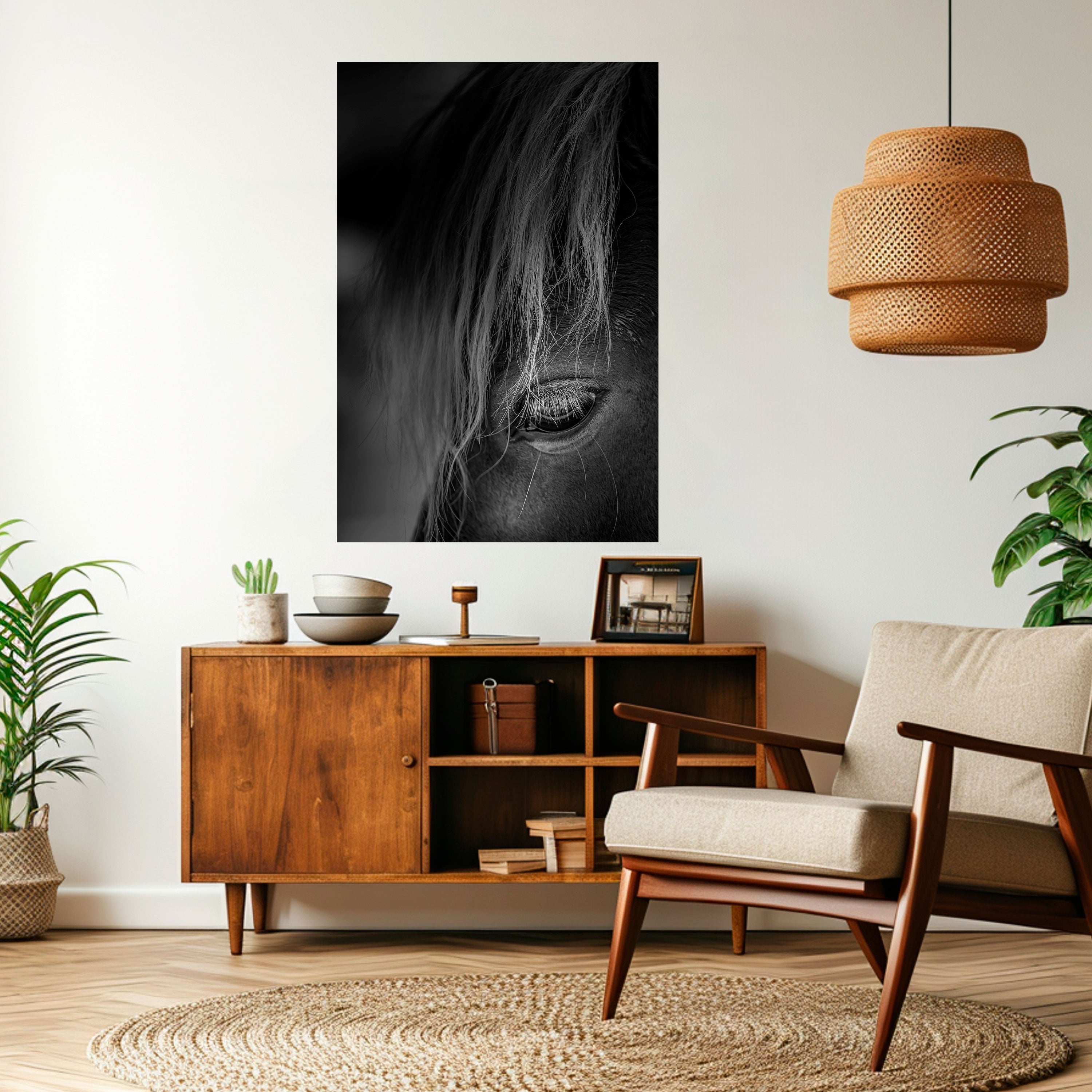 SILENT STRENGTH Peel and Stick Vertical Poster