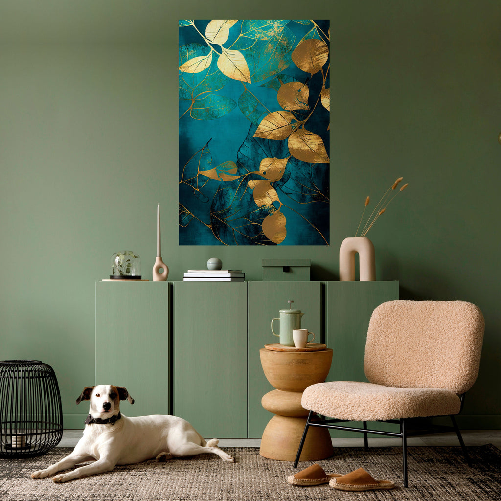 FOLIAGE FANTASIA Peel and Stick Vertical Poster