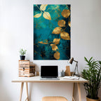 FOLIAGE FANTASIA Peel and Stick Vertical Poster