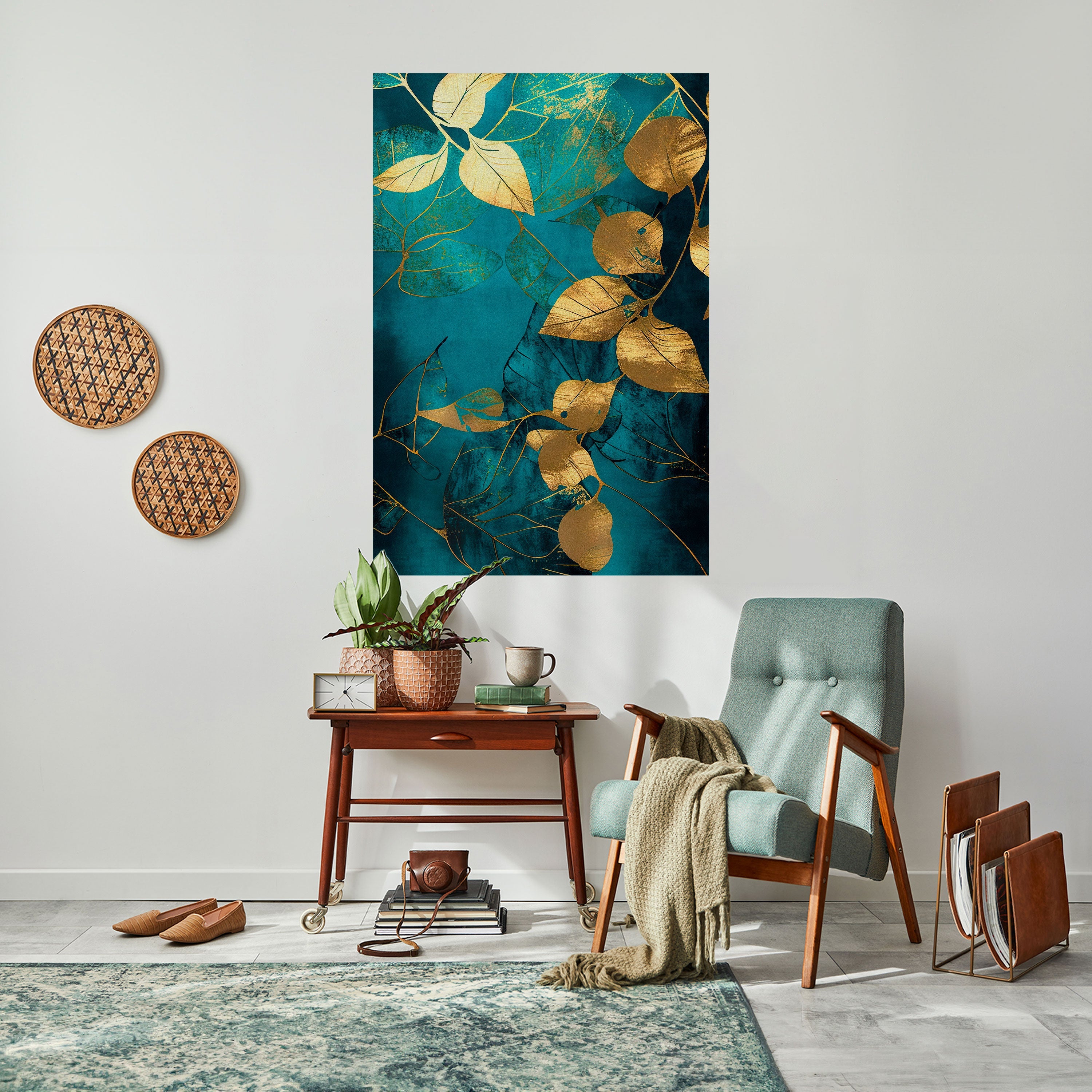 FOLIAGE FANTASIA Peel and Stick Vertical Poster