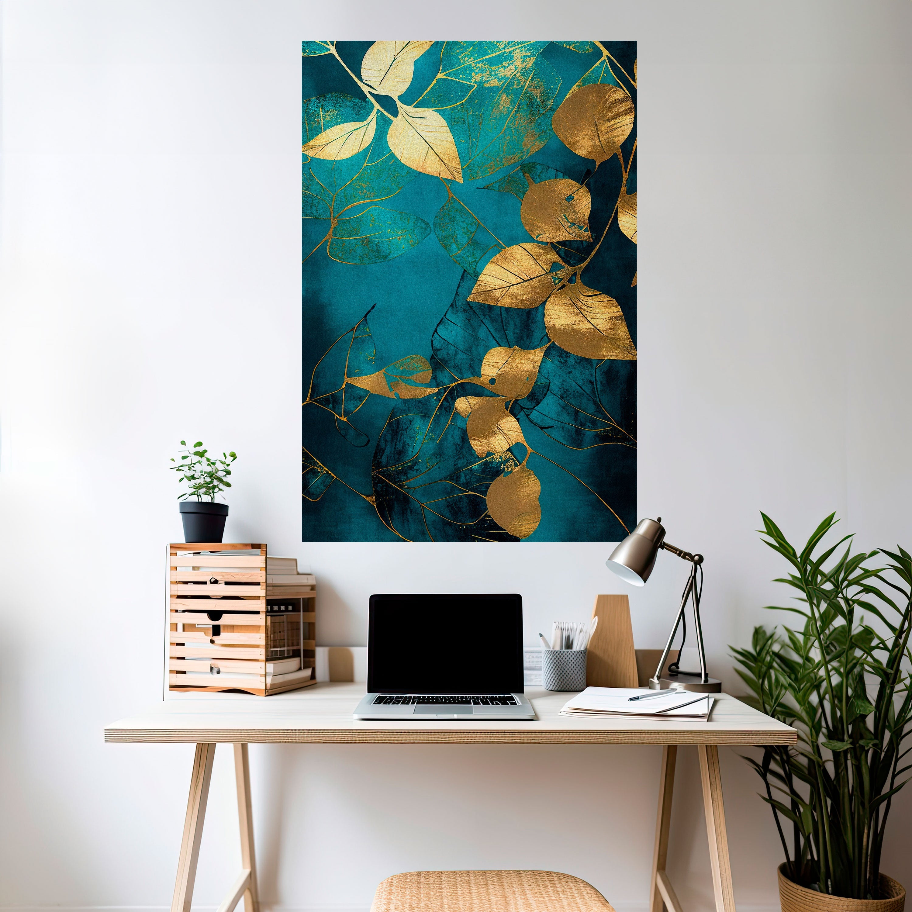 FOLIAGE FANTASIA Peel and Stick Vertical Poster