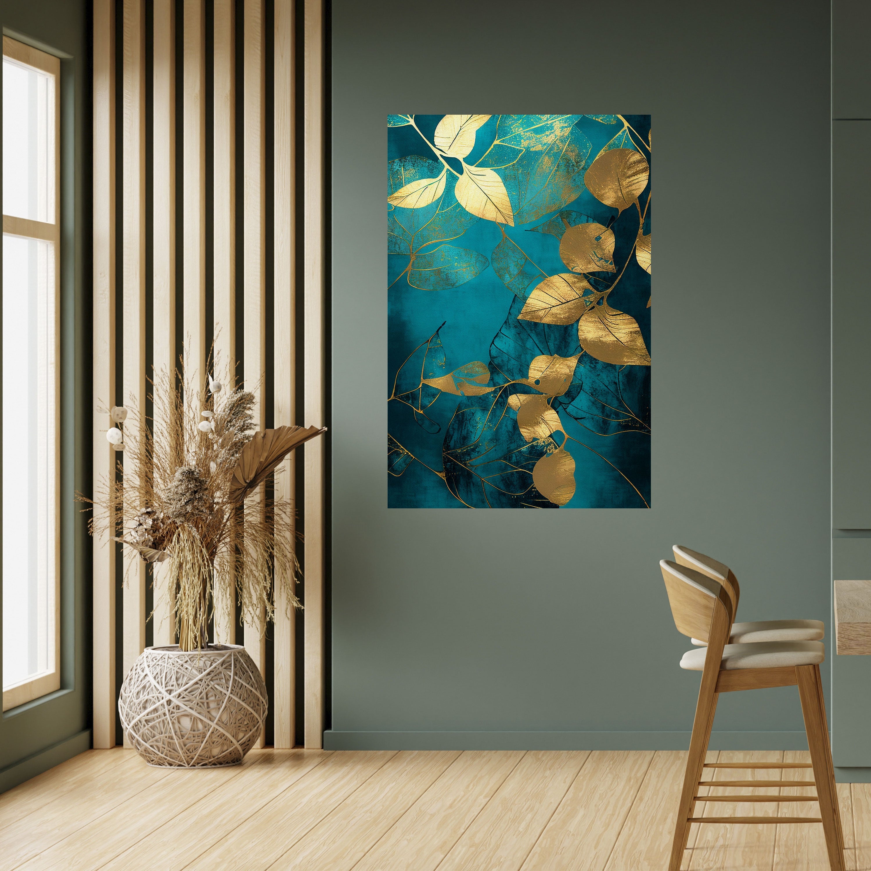 FOLIAGE FANTASIA Peel and Stick Vertical Poster