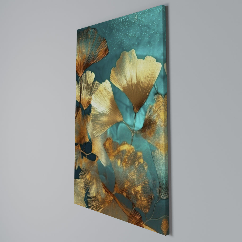 LUMINOUS FOLIAGE Quadro em tela vertical