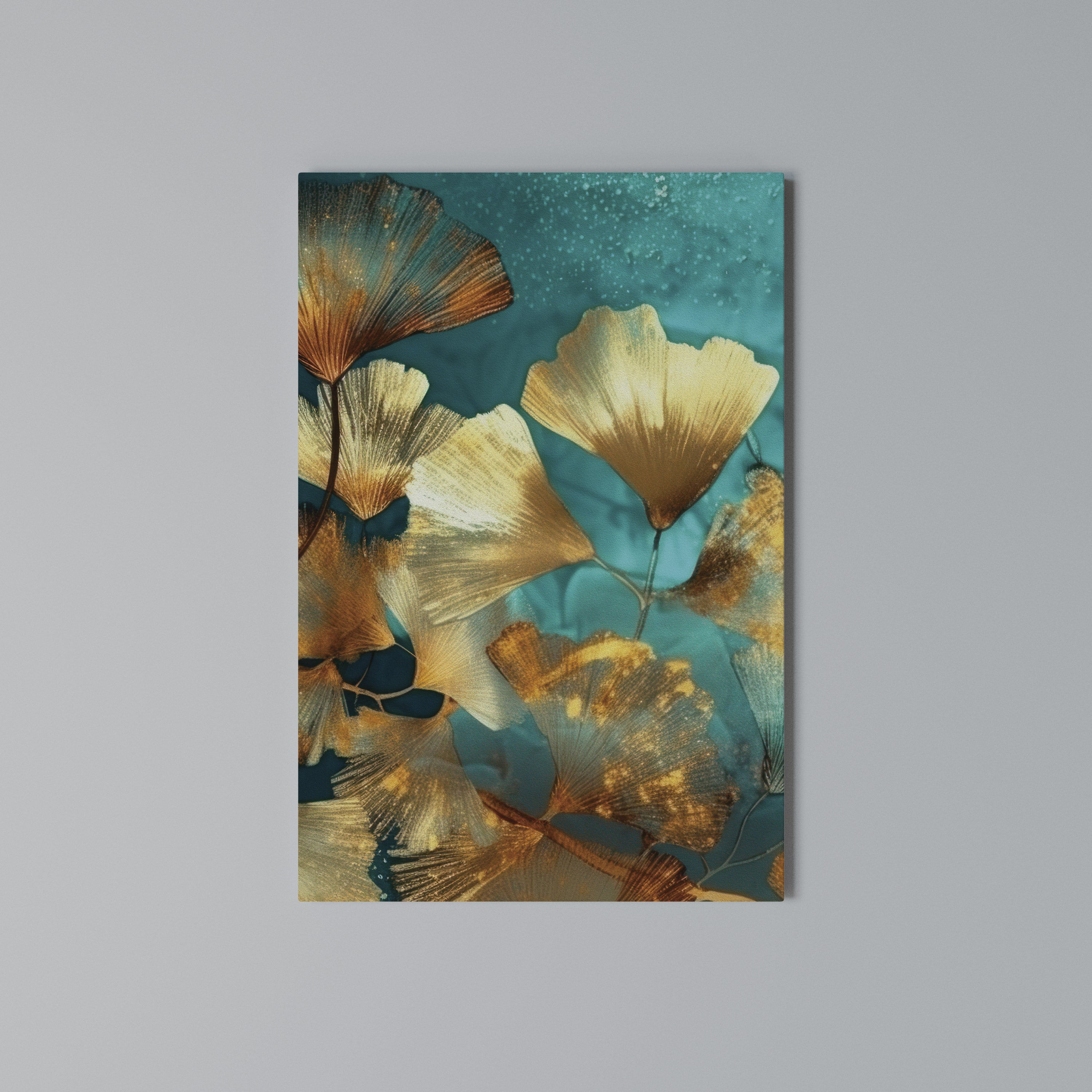 LUMINOUS FOLIAGE Quadro em tela vertical