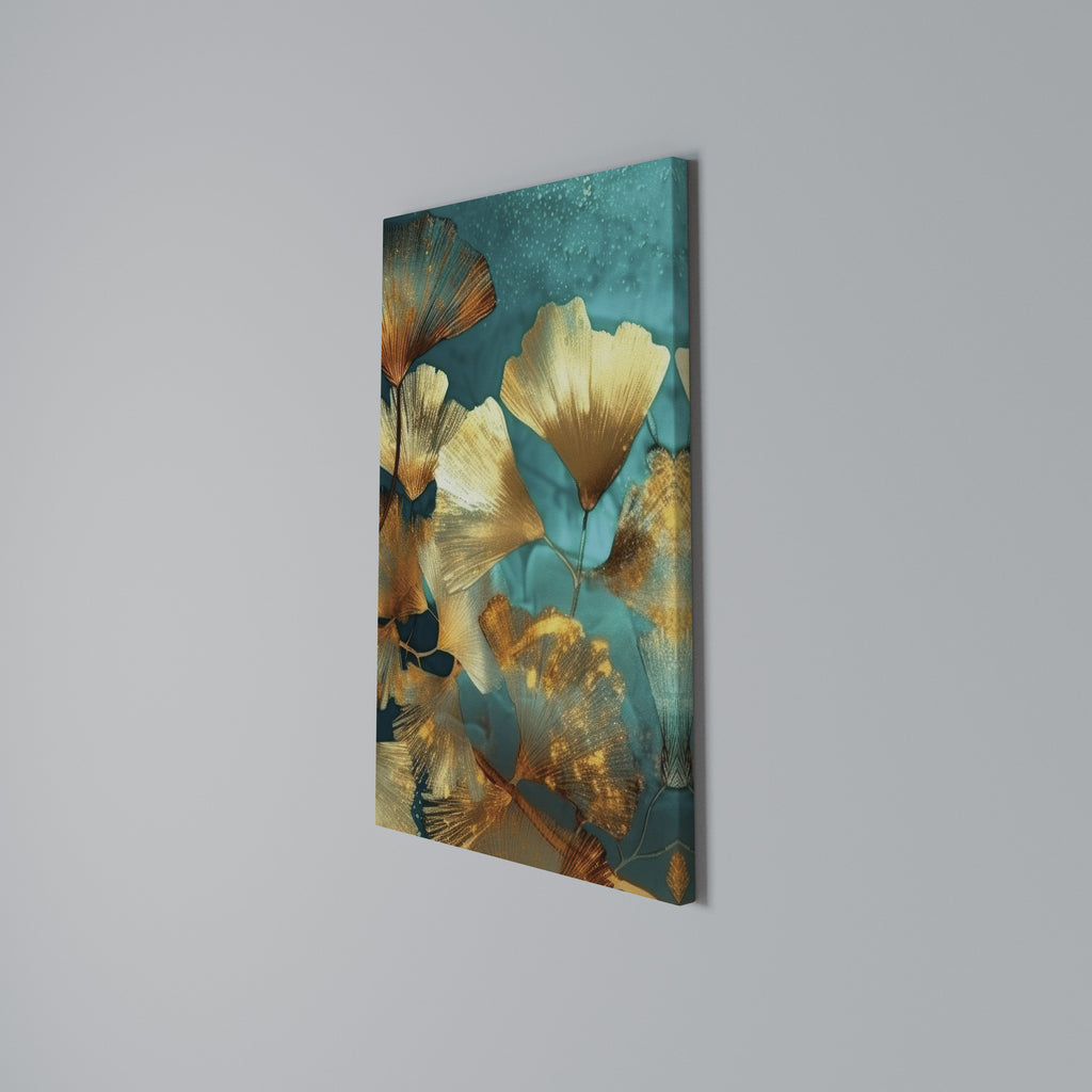 LUMINOUS FOLIAGE Quadro em tela vertical