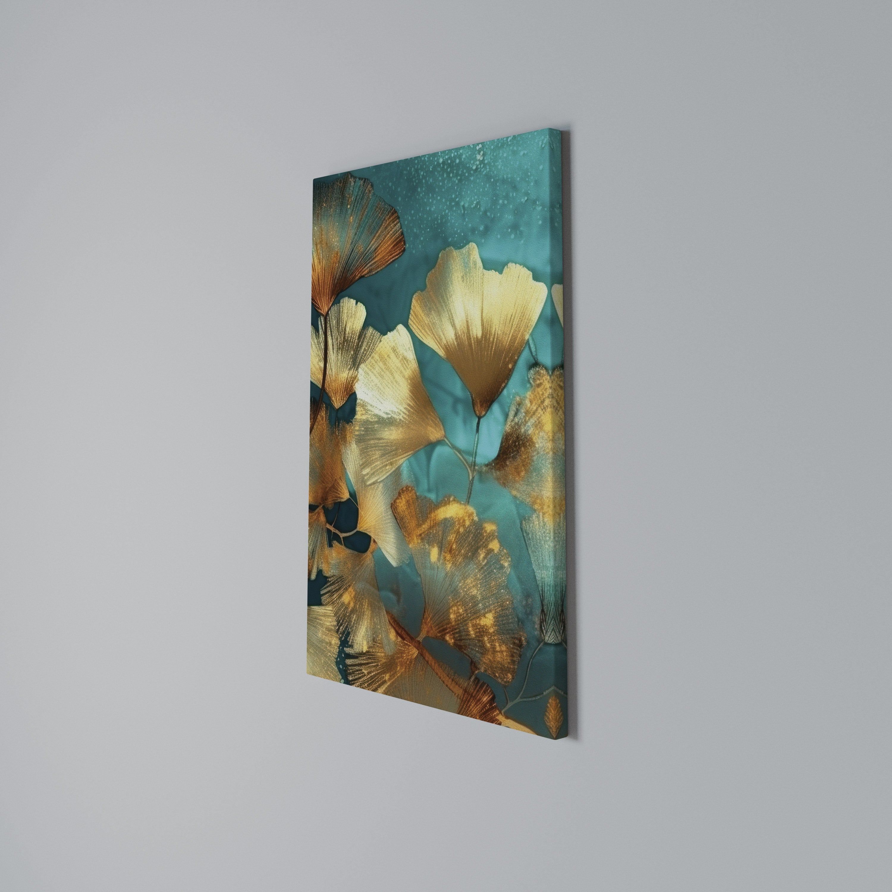 LUMINOUS FOLIAGE Quadro em tela vertical