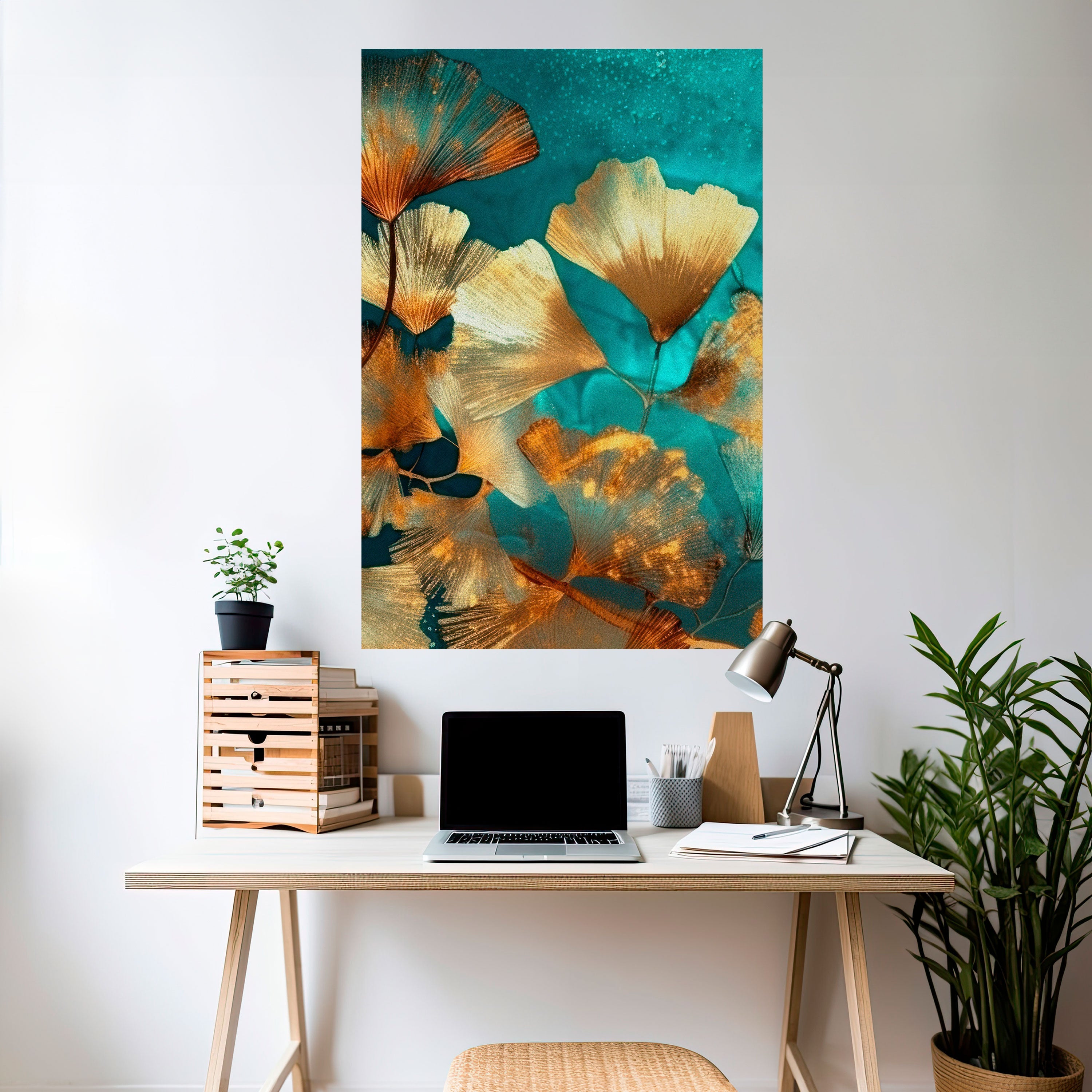 LUMINOUS FOLIAGE Peel and Stick Vertical Poster