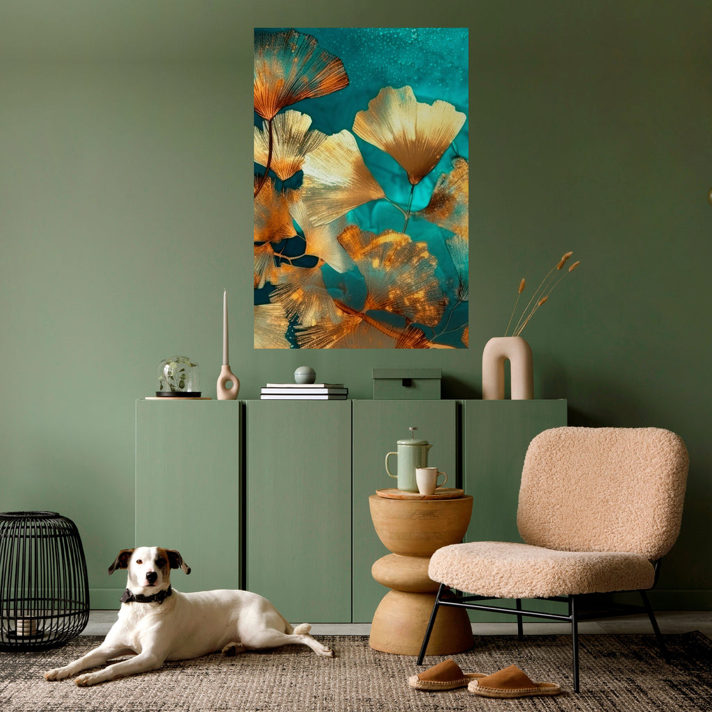 LUMINOUS FOLIAGE Peel and Stick Vertical Poster