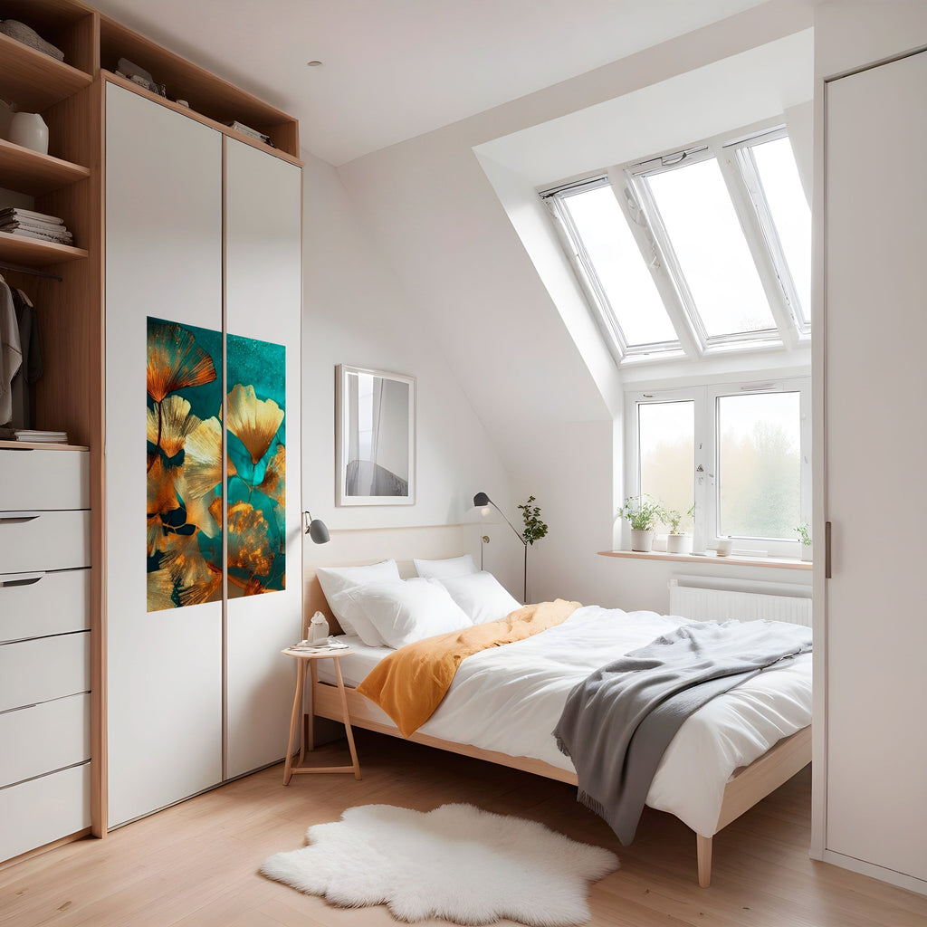 LUMINOUS FOLIAGE Peel and Stick Vertical Poster