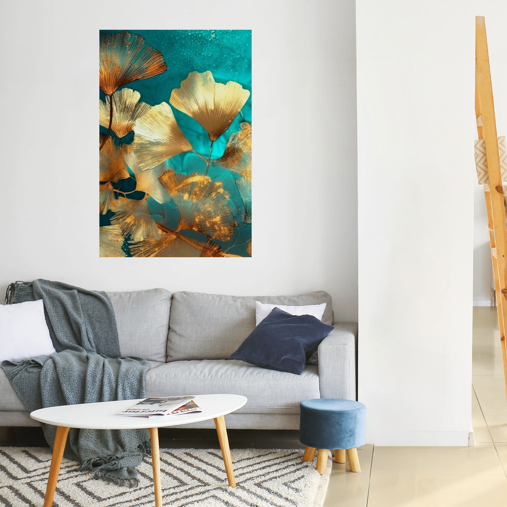 LUMINOUS FOLIAGE Peel and Stick Vertical Poster