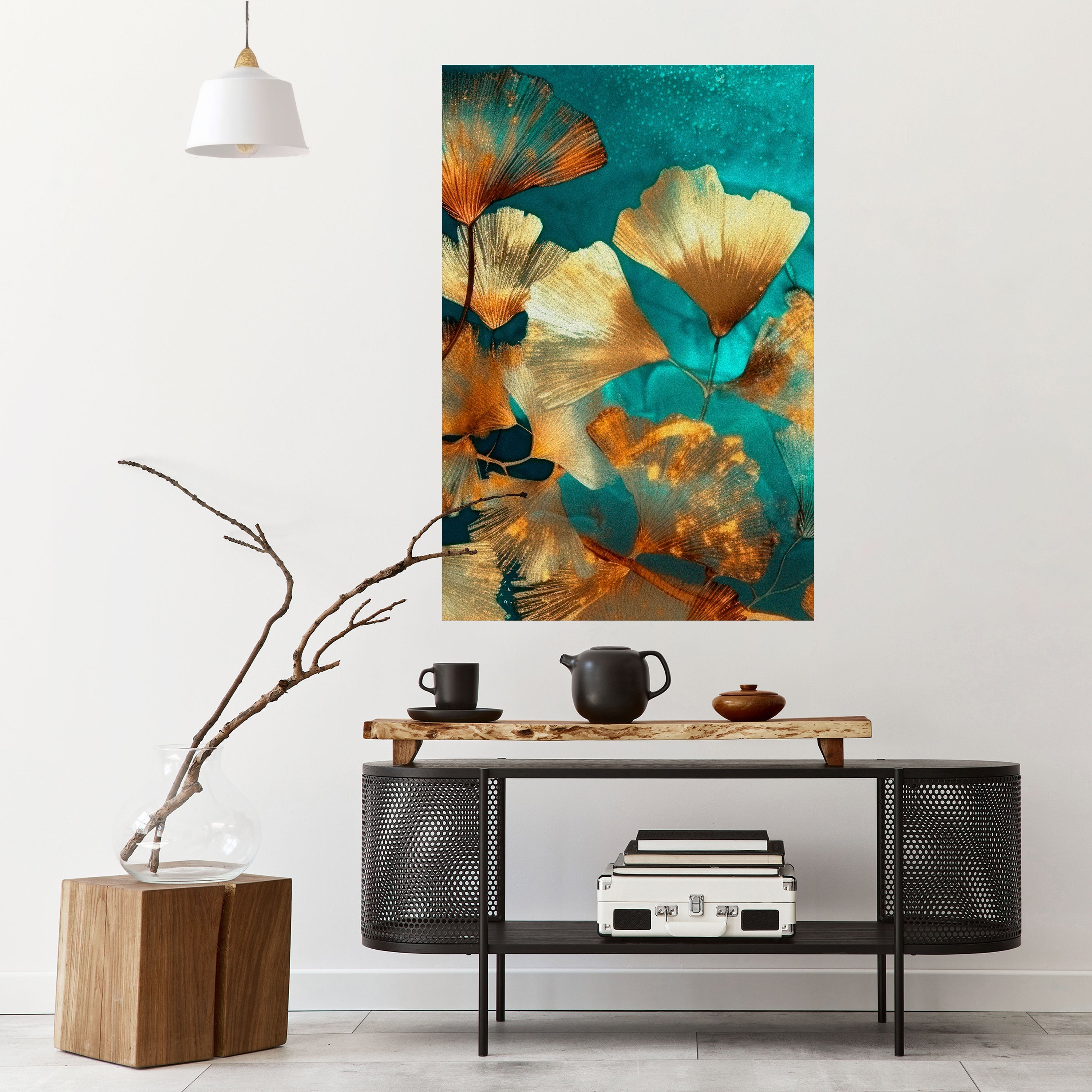 LUMINOUS FOLIAGE Peel and Stick Vertical Poster