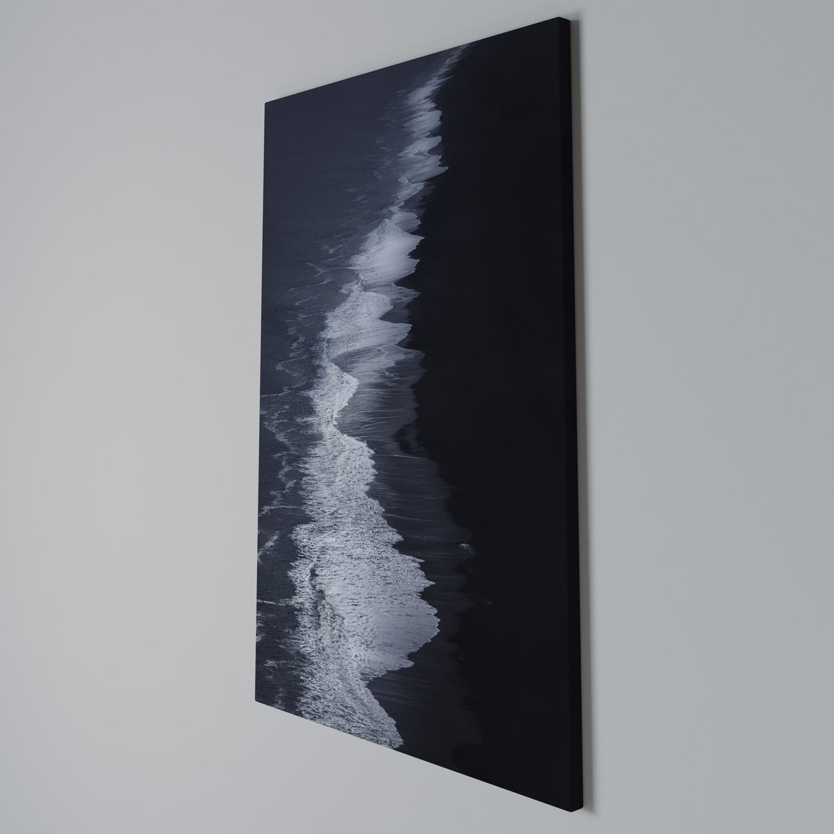 OCEAN'S WHISPER Vertical Canvas Print