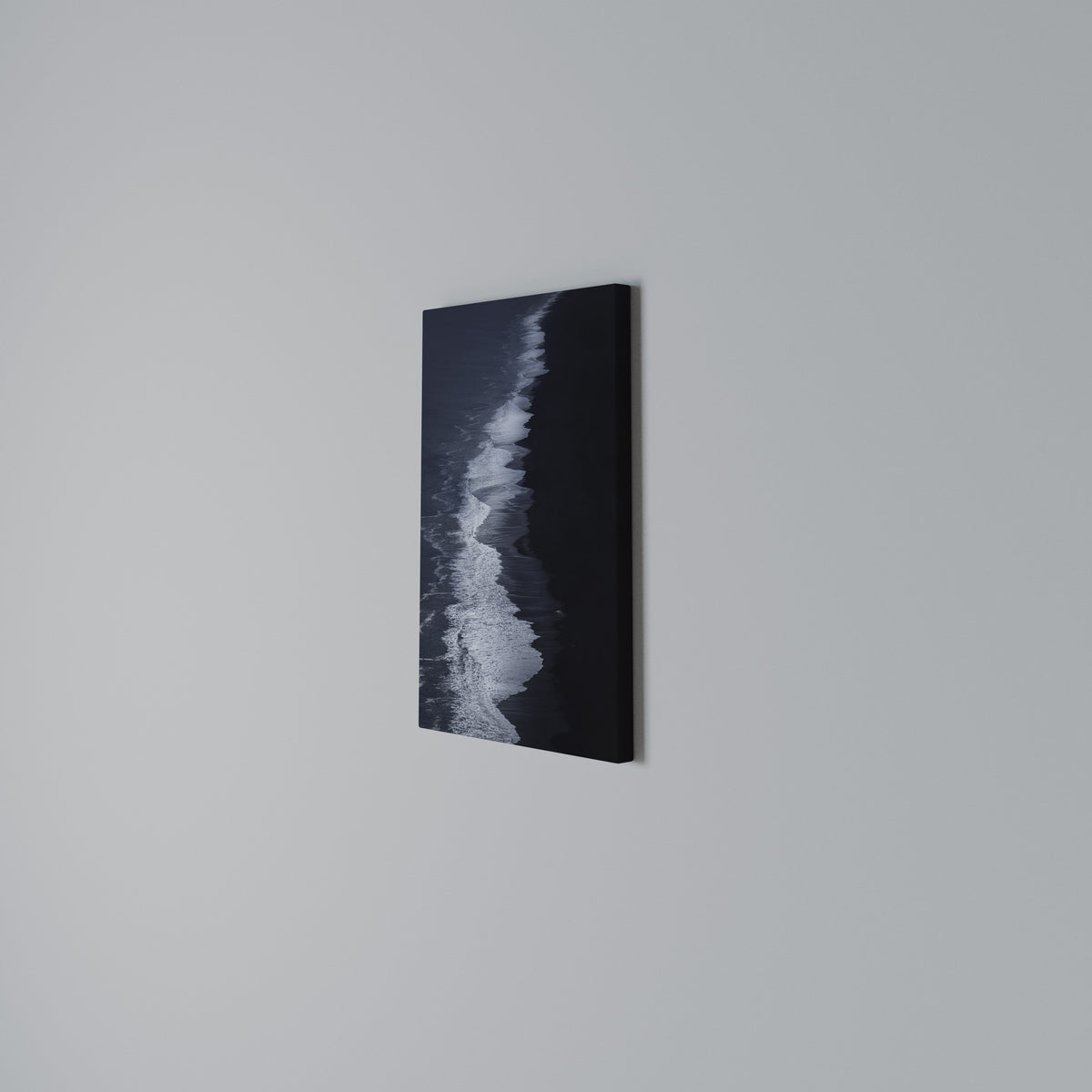 OCEAN'S WHISPER Vertical Canvas Print