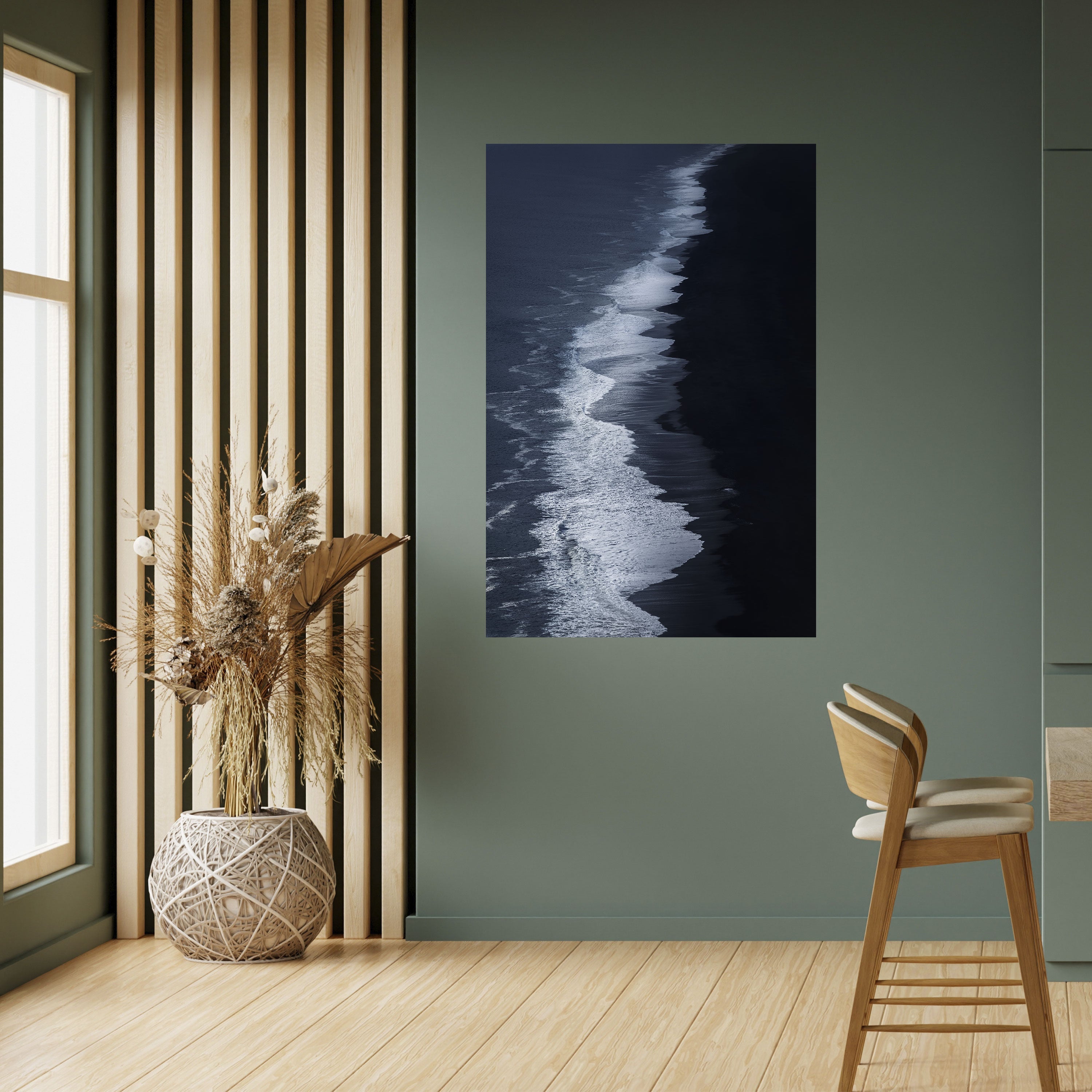 OCEAN'S WHISPER Poster Vertical Autocolante