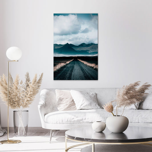 FOGBOUND HEIGHTS Vertical Canvas Print