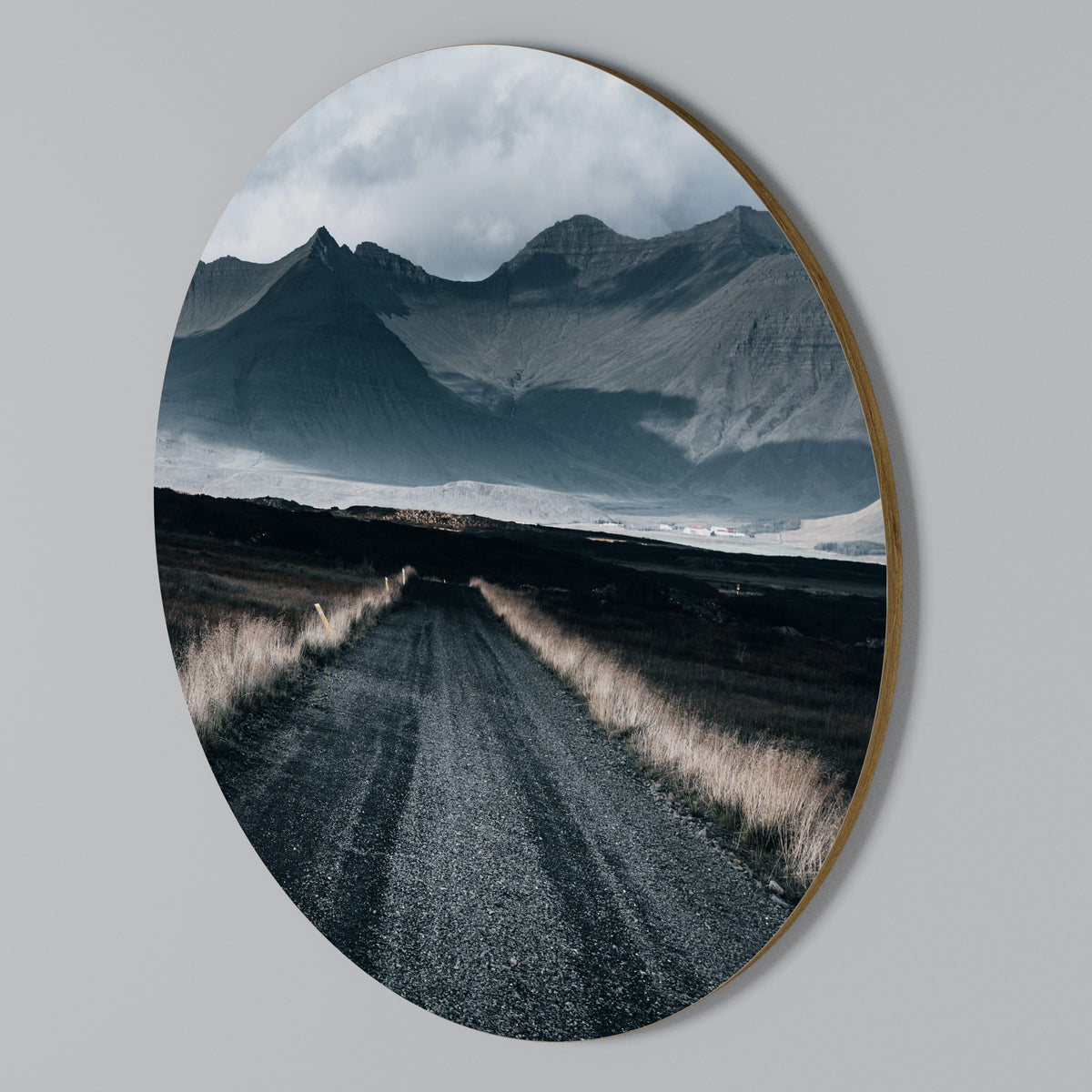 FOGBOUND HEIGHTS Arte de Parede Redonda