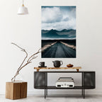 FOGBOUND HEIGHTS Peel and Stick Vertical Poster