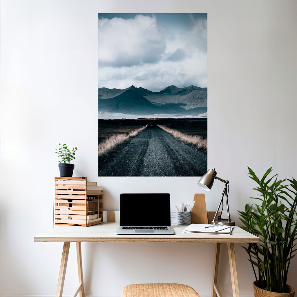 FOGBOUND HEIGHTS Peel and Stick Vertical Poster