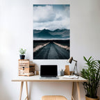 FOGBOUND HEIGHTS Peel and Stick Vertical Poster