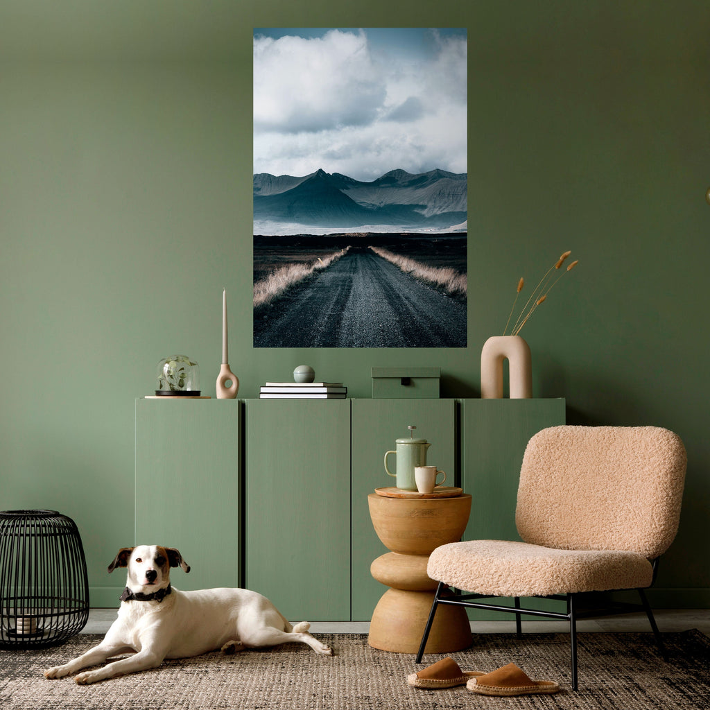 FOGBOUND HEIGHTS Peel and Stick Vertical Poster