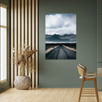 FOGBOUND HEIGHTS Peel and Stick Vertical Poster