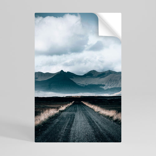 FOGBOUND HEIGHTS Póster Autocolante Vertical