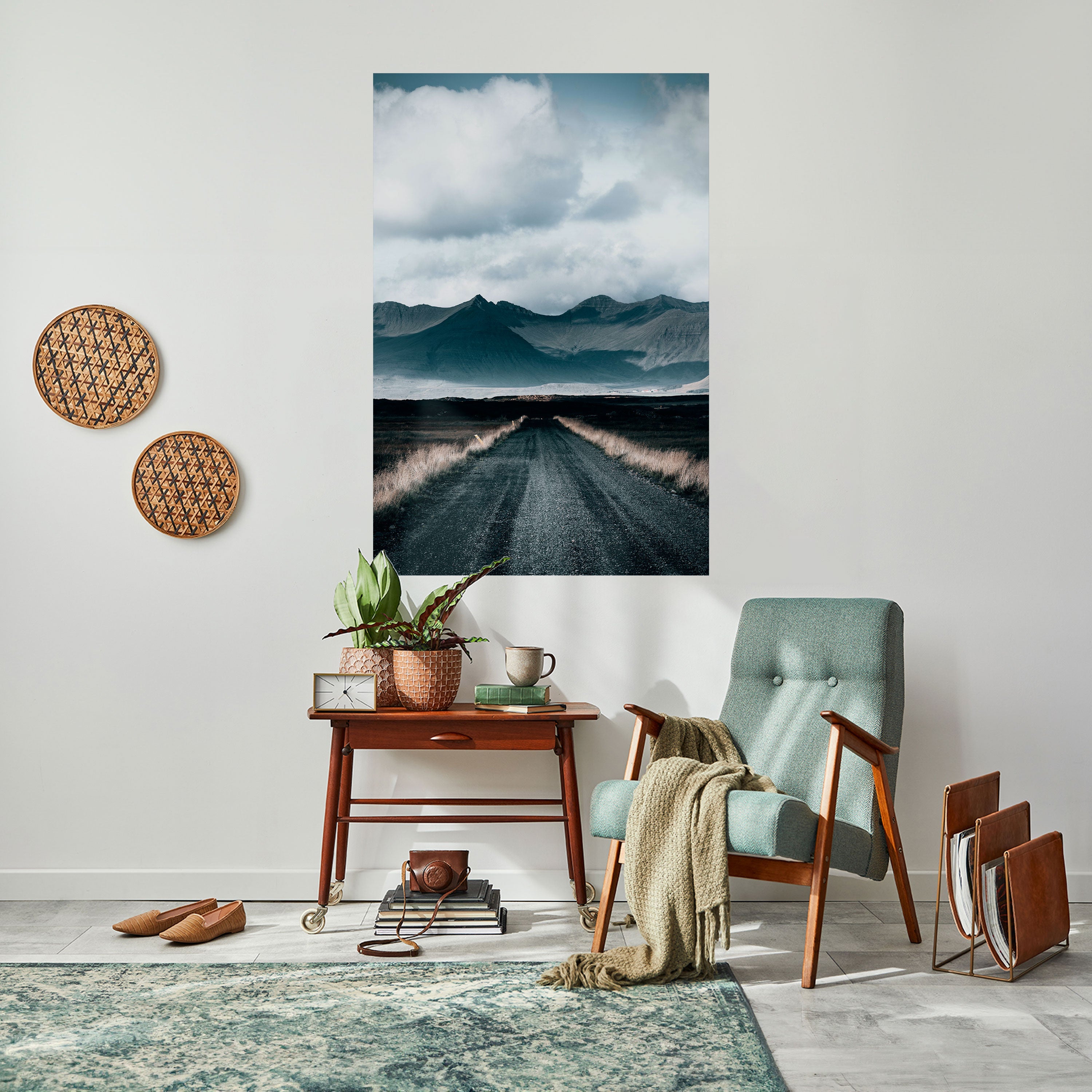 FOGBOUND HEIGHTS Peel and Stick Vertical Poster