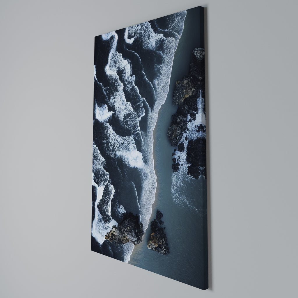 COSMIC COASTLINE Quadro em tela vertical