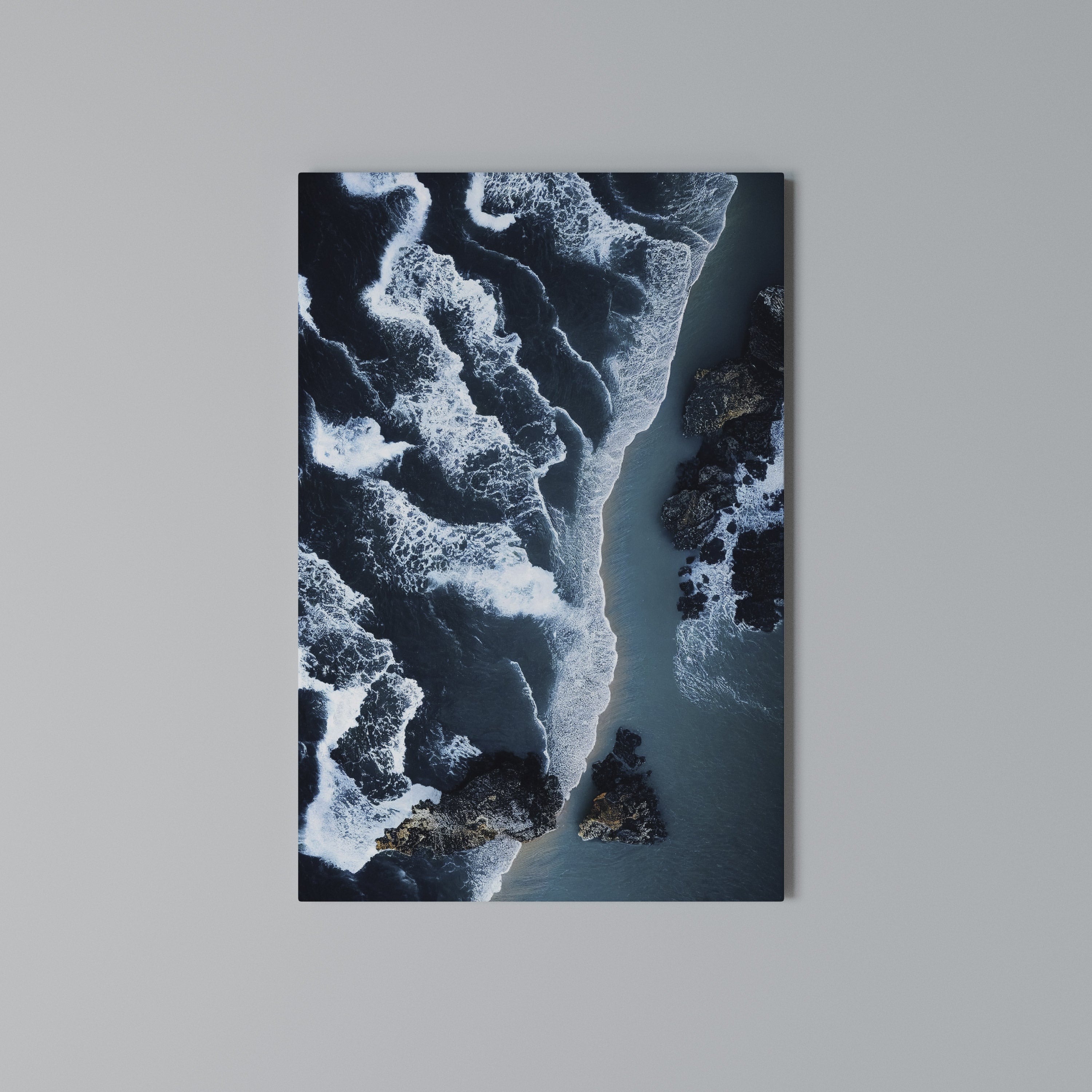 COSMIC COASTLINE Quadro em tela vertical