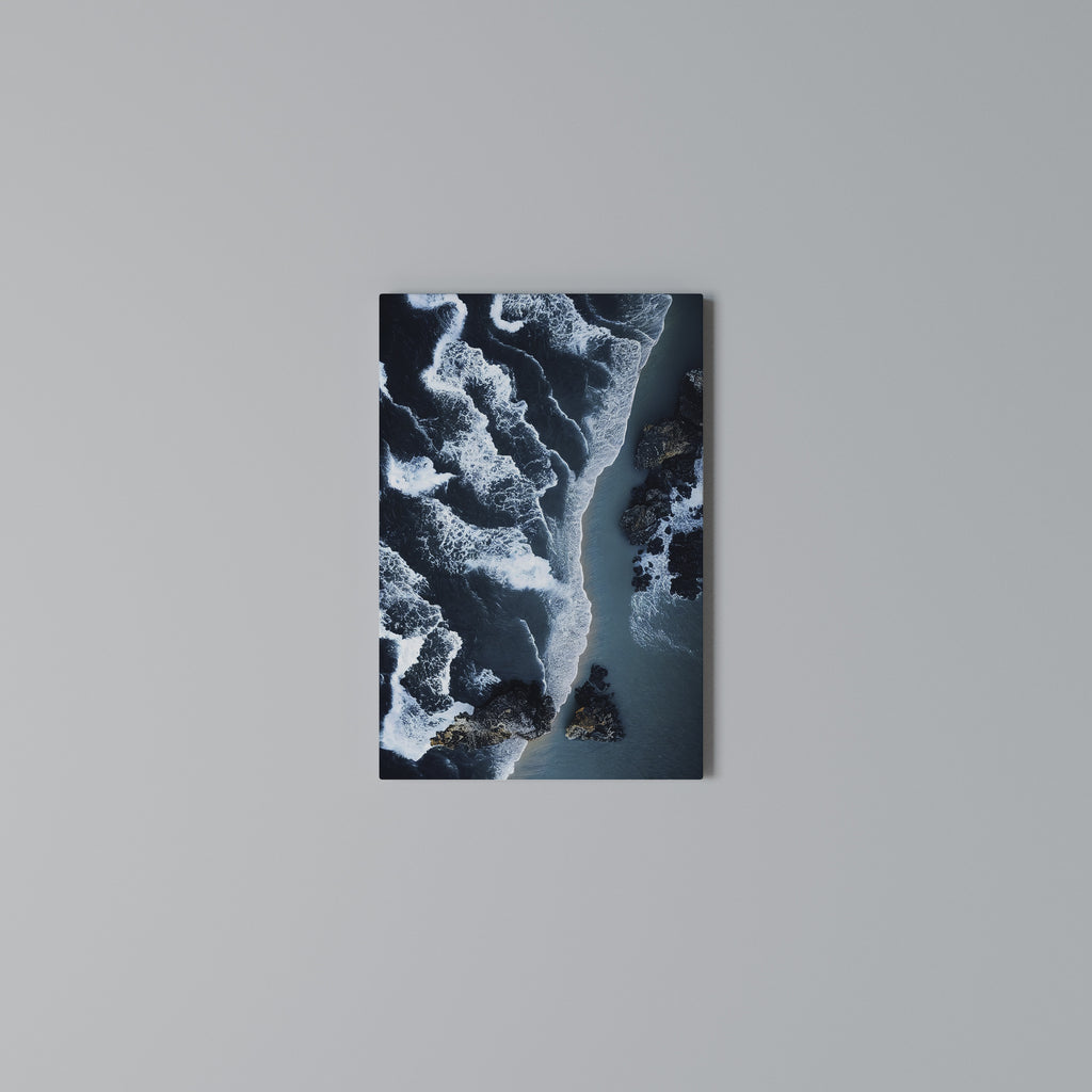 COSMIC COASTLINE Quadro em tela vertical