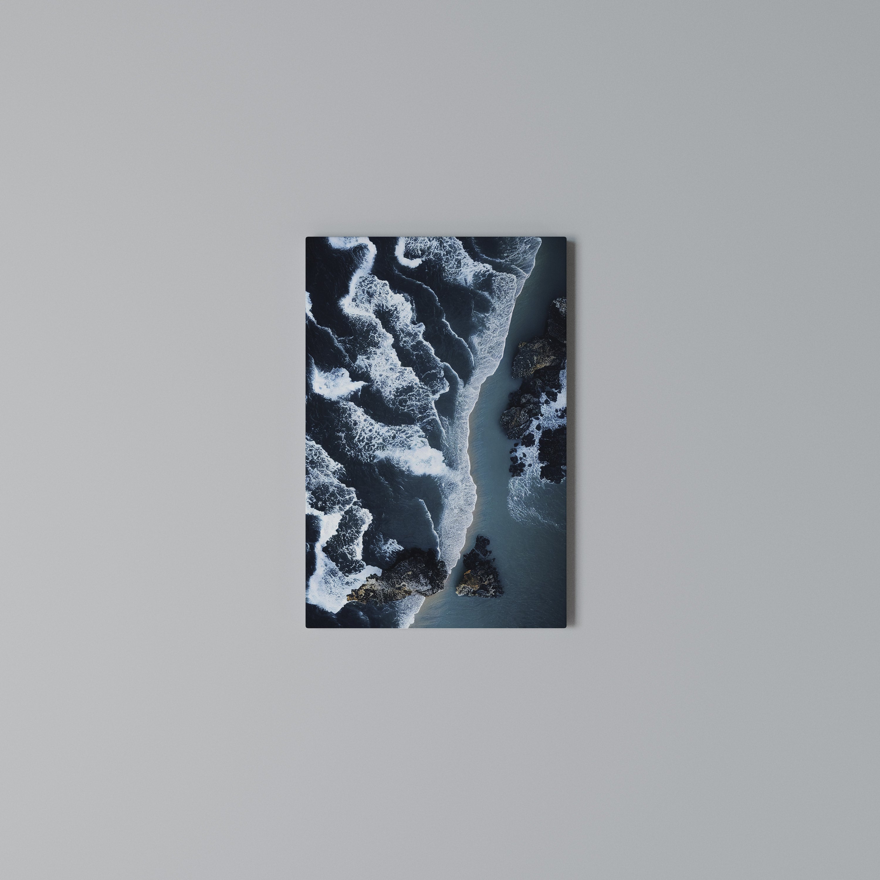 COSMIC COASTLINE Quadro em tela vertical