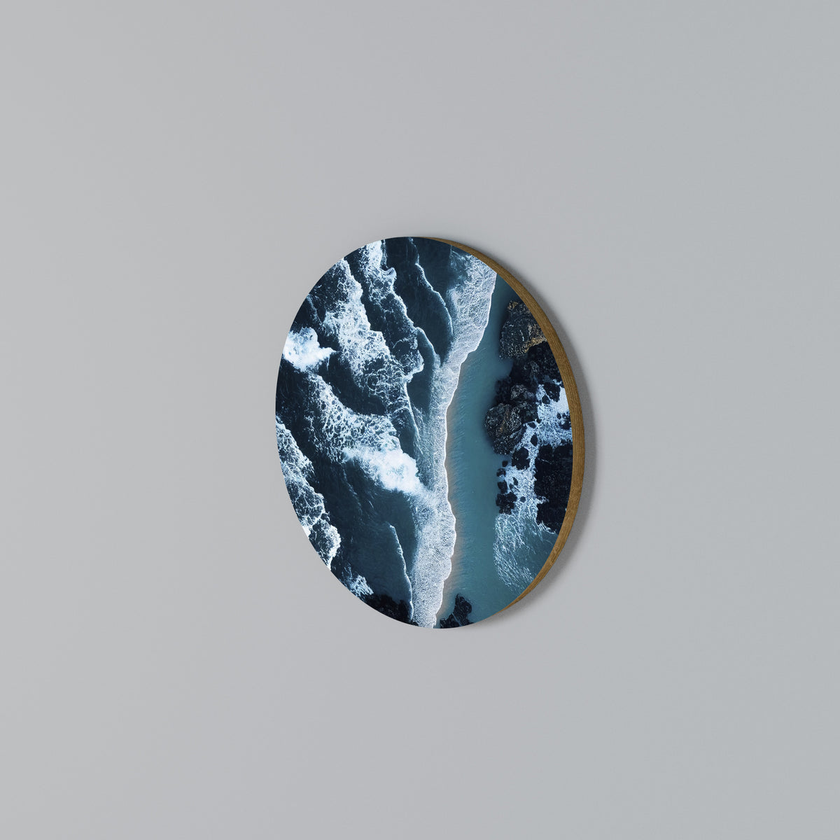 COSMIC COASTLINE Arte de Parede Redonda