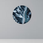 COSMIC COASTLINE Quadro Redondo Decorativo