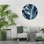 COSMIC COASTLINE Quadro Redondo Decorativo