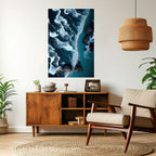 COSMIC COASTLINE Poster Vertical Autocolante