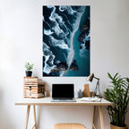 COSMIC COASTLINE Poster Vertical Autocolante
