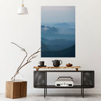 MISTY MOUNTAIN WHISPER Poster Vertical Autocolante