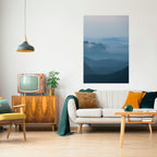 MISTY MOUNTAIN WHISPER Poster Vertical Autocolante