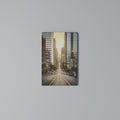 SUNSET CITYSCAPE SYMPHONY Quadro em tela vertical