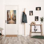 SUNSET CITYSCAPE SYMPHONY Poster Vertical Autocolante